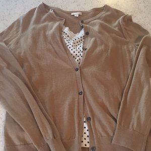 GAP Cardigan and Old Navy Tank set